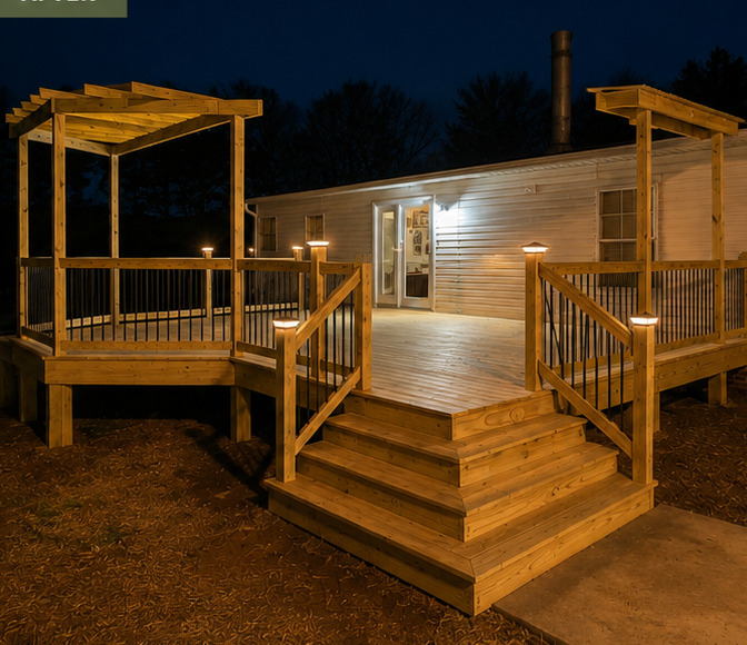 Backyard Living Retreat after